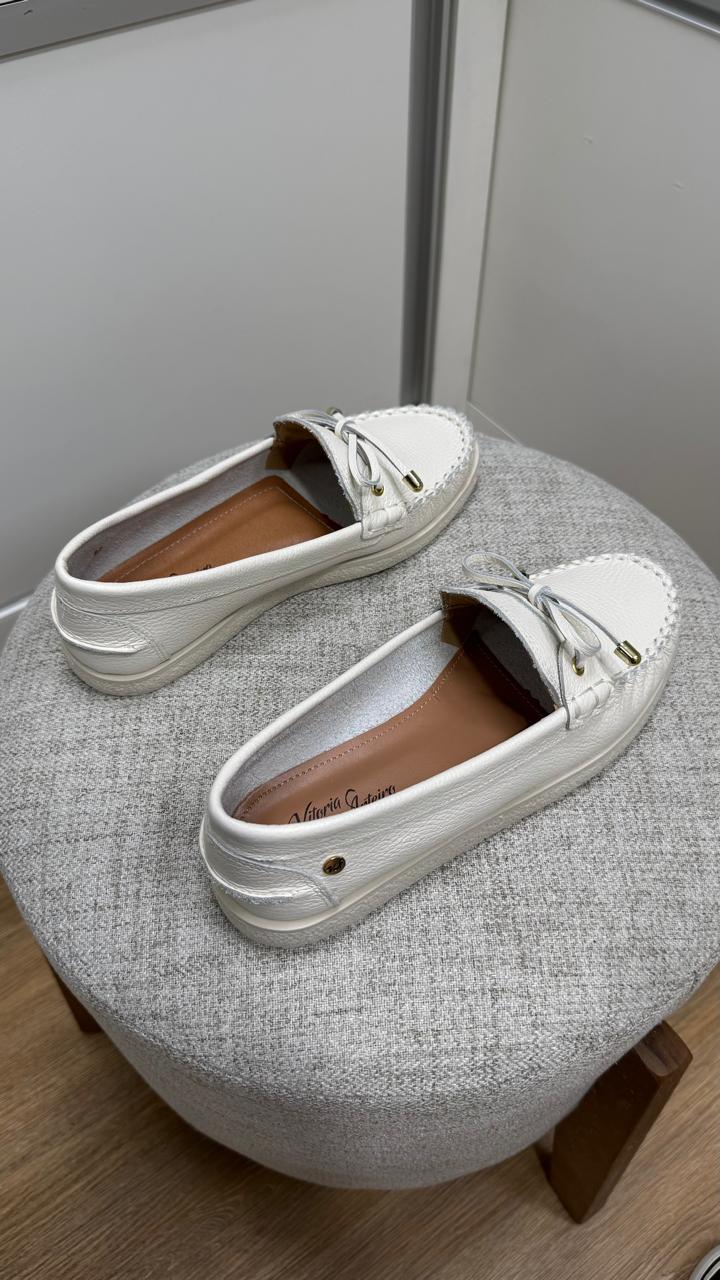 Mocassim Clássico Off White Vitória - Imagem 3
